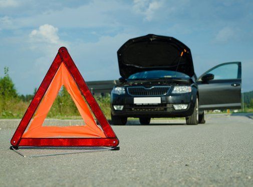 vehicle break down sign