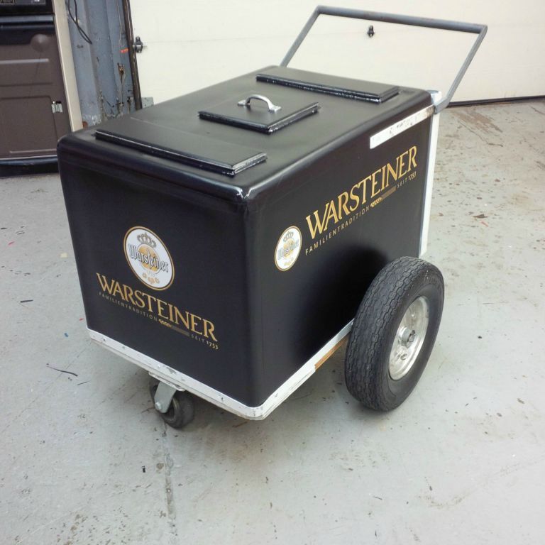 Beverage Cart Vinyl Wrap