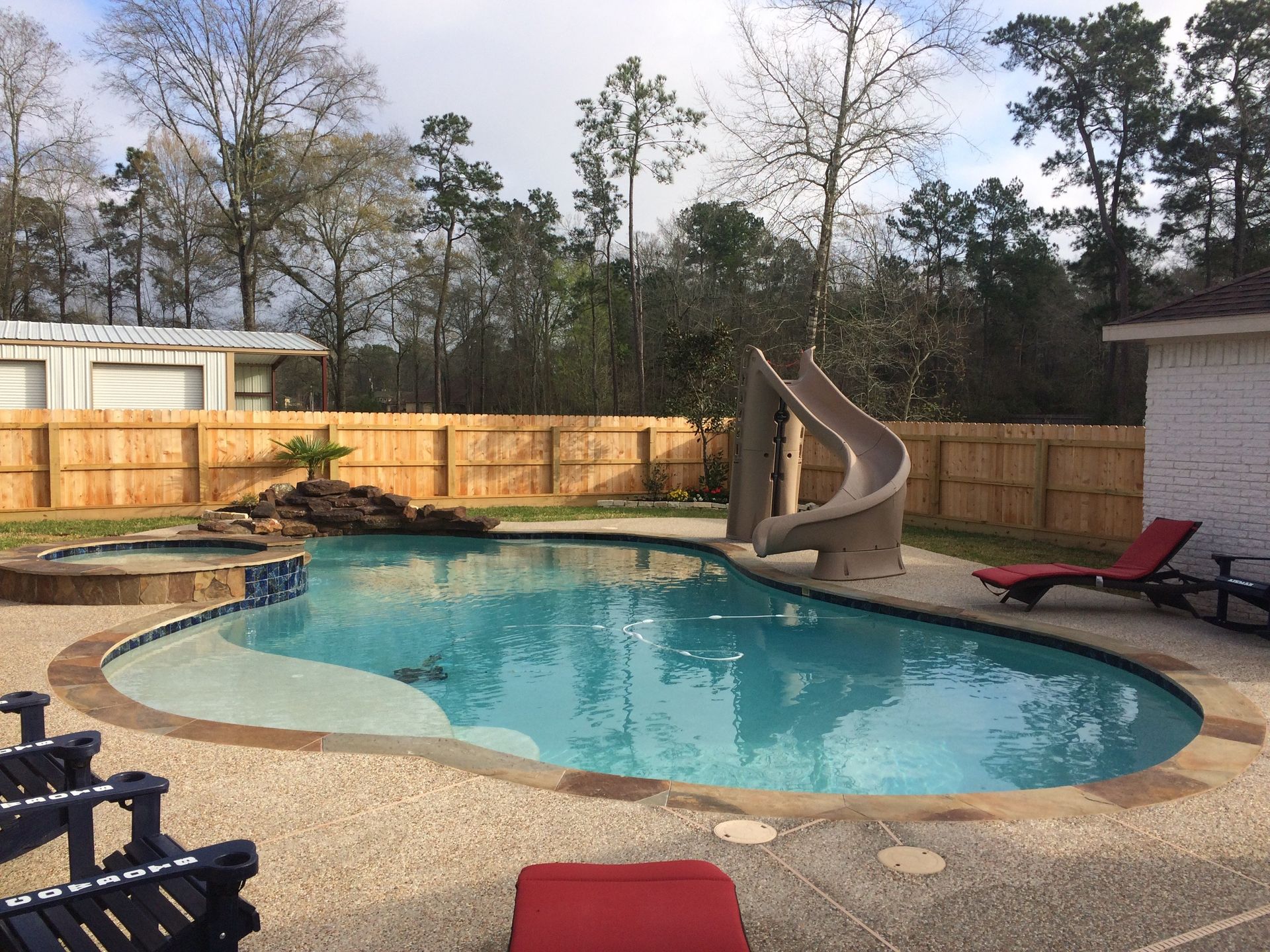 custom pool installation