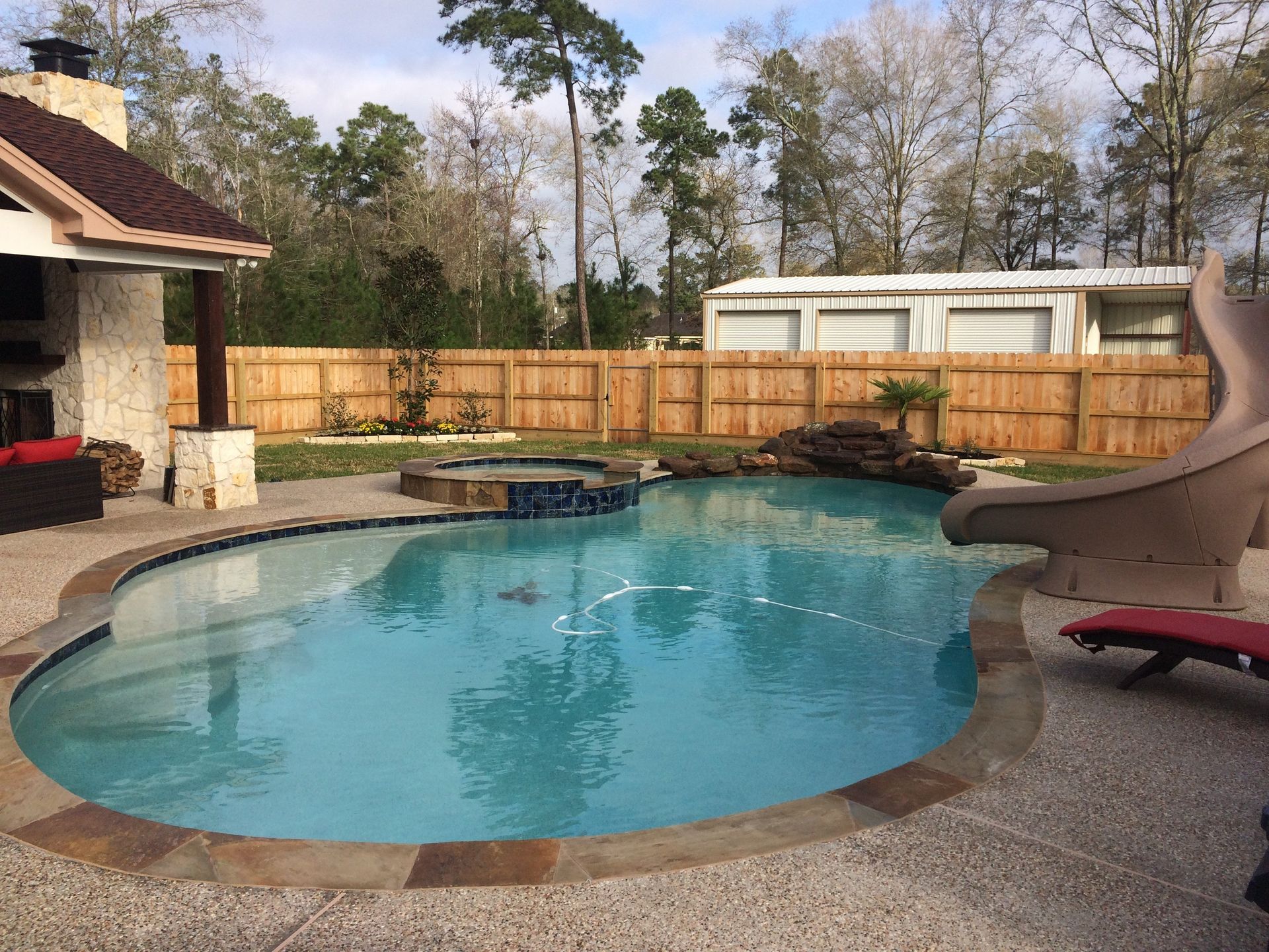 custom pool installation