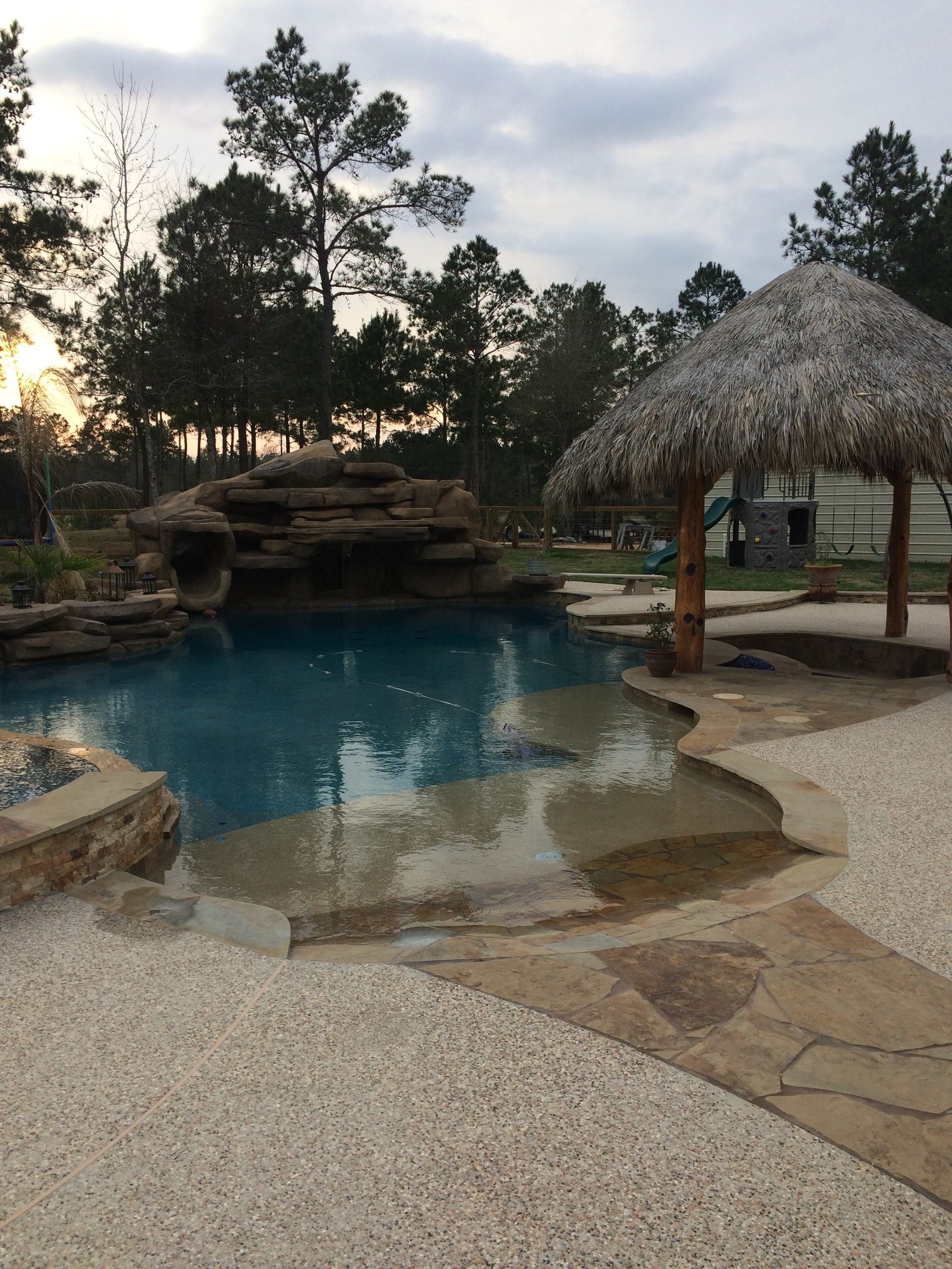 custom pool installation