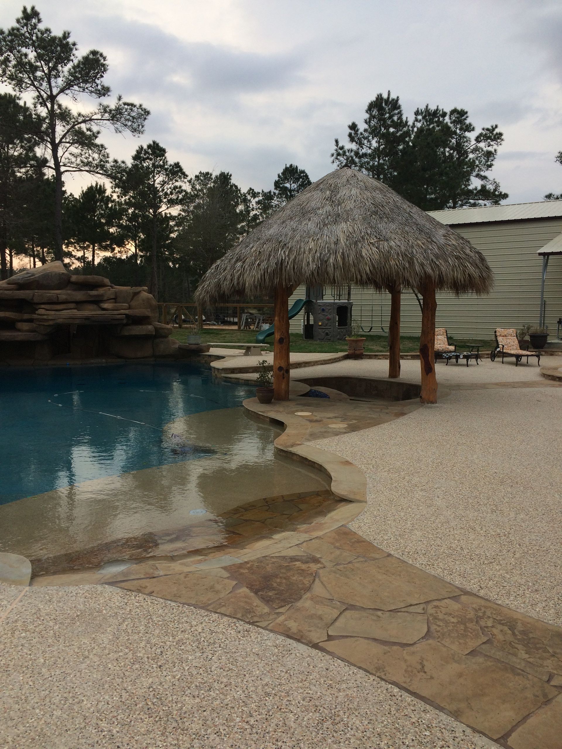 custom pool installation