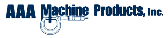 Aaa machine products inc. logo on a white background