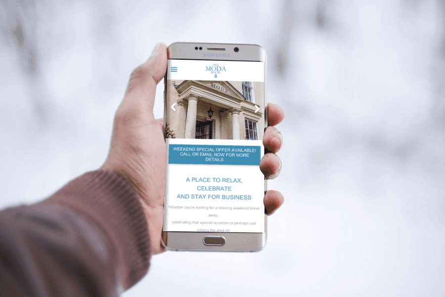 Moda House, Hotel Website Design, Bristol