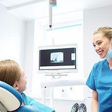 dentist and patient