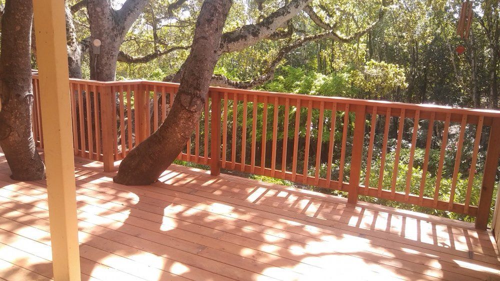 Wooden Balcony Fence — Windsor, CA — Century Fencing Company