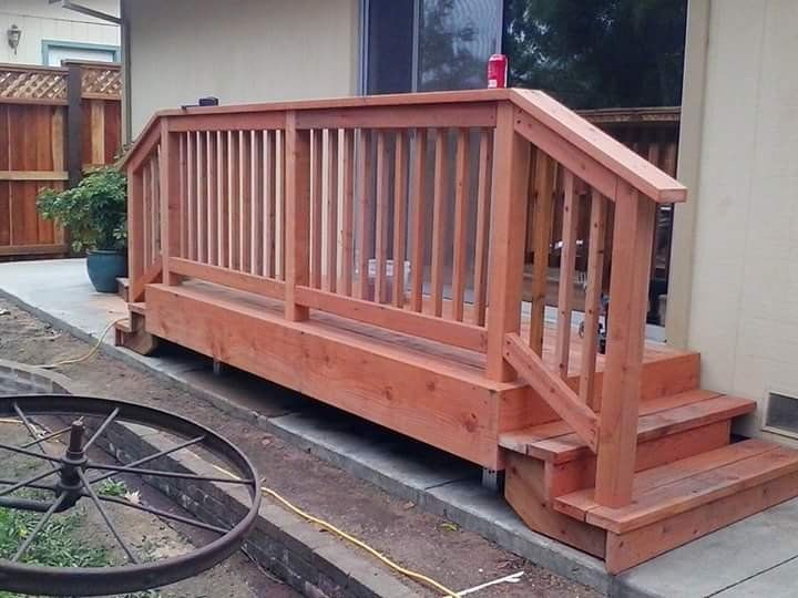 Small Deck with Stairs — Windsor, CA — Century Fencing Company