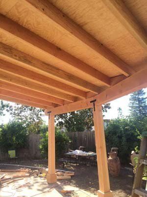 Pergola with Cover on Top — Windsor, CA — Century Fencing Company