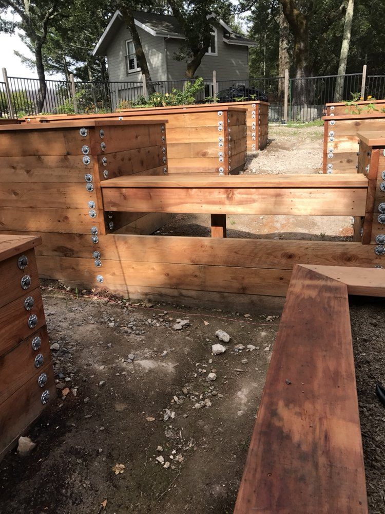 Wooden Plant Box — Windsor, CA — Century Fencing Company