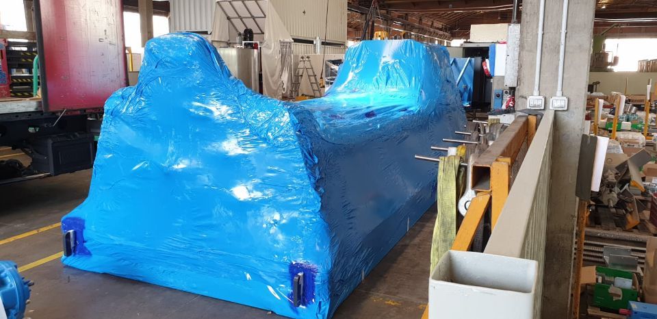 imballaggio in plastica per macchina industriale