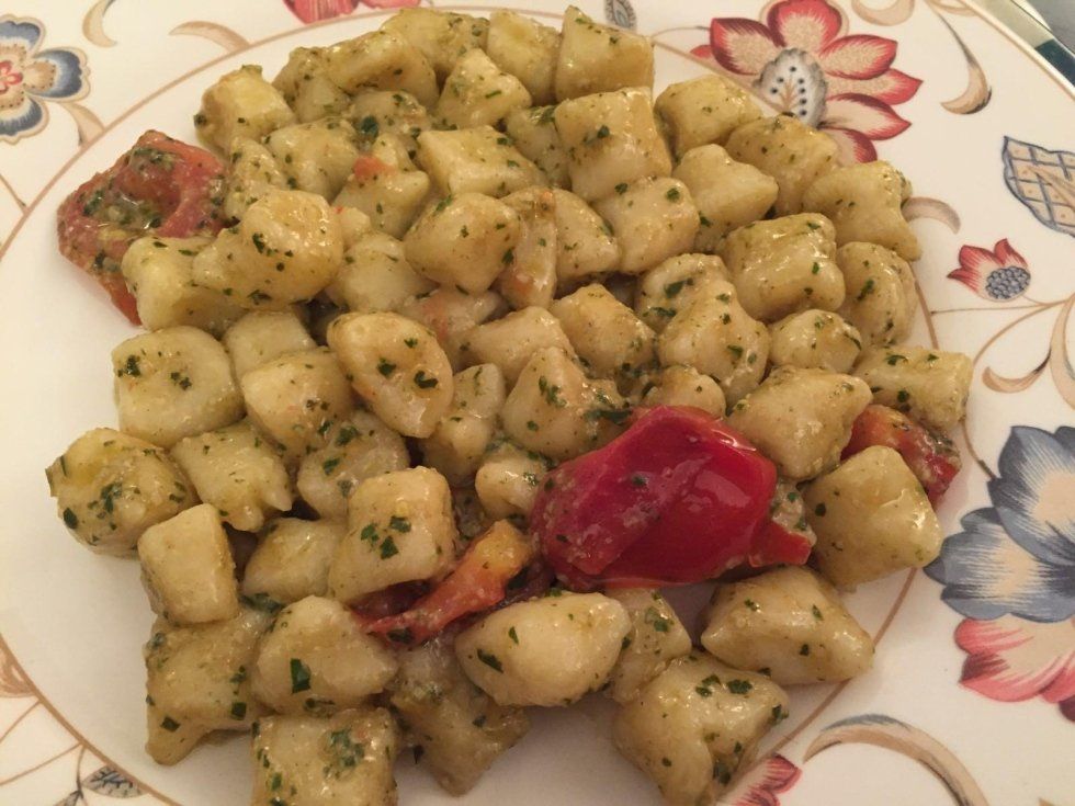 piatto di gnocchi