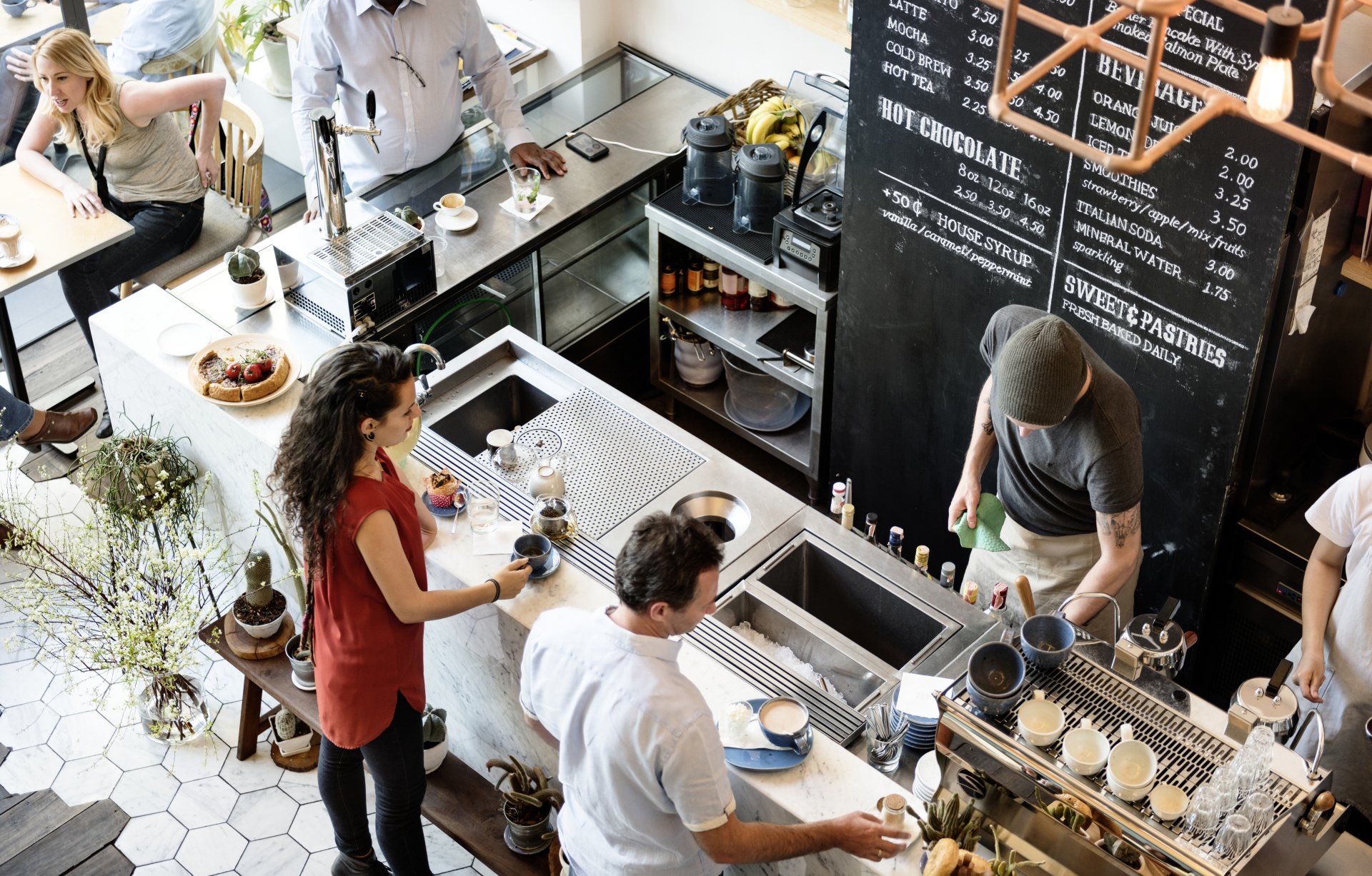 restaurant cashier