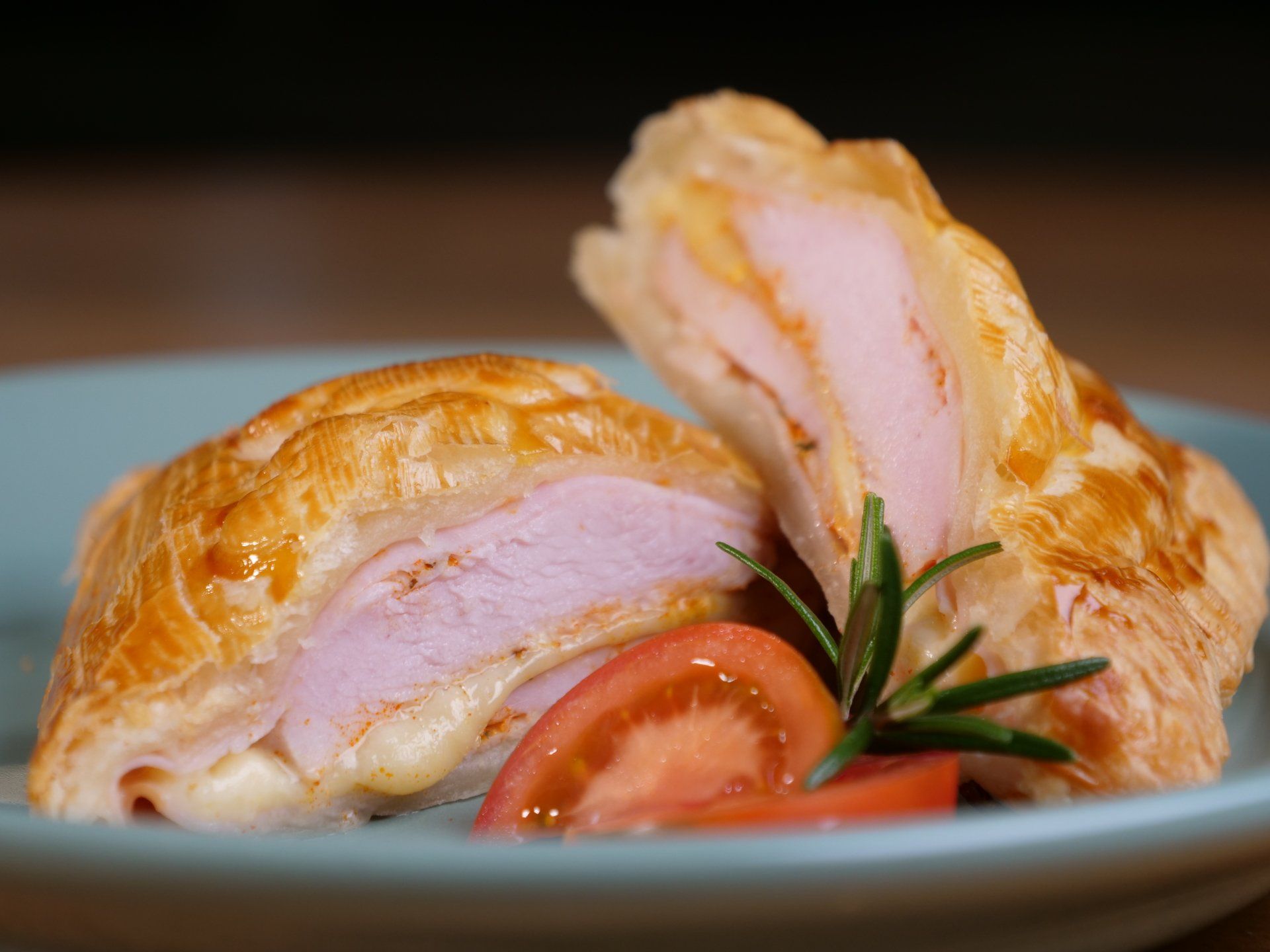 Pouletbruestli im Teig
