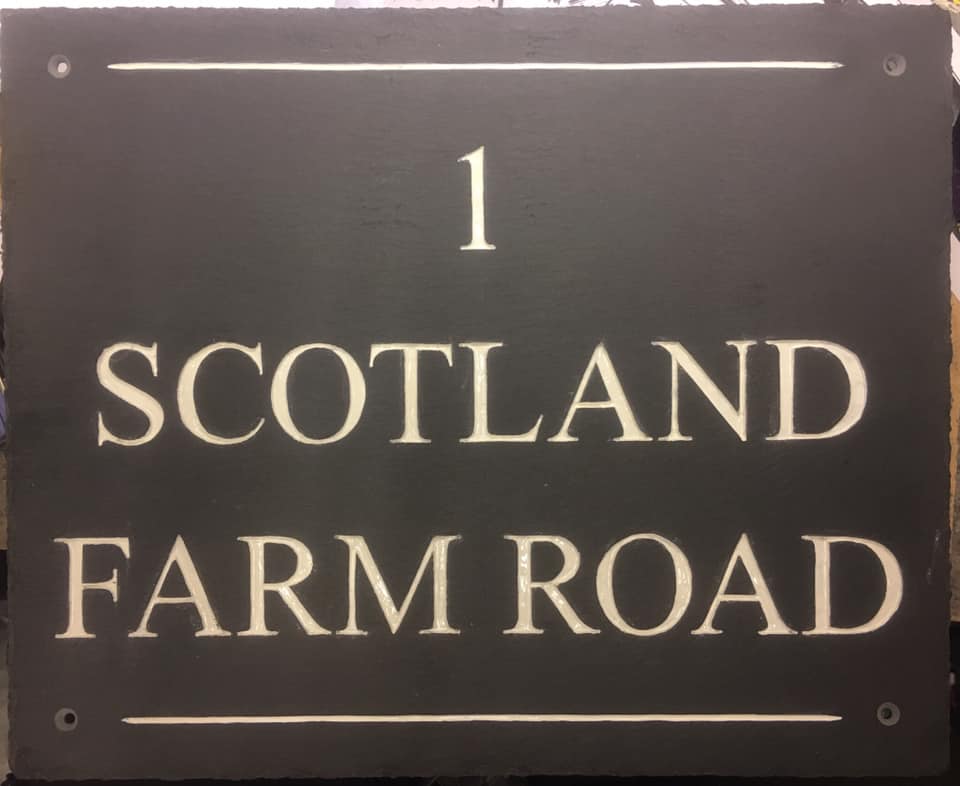 House Signs
House Signs by Slate of the Art
Hand Engraved House Signs
Made in Porthleven
Hand Made in Cornwall
Hand Made House Signs
