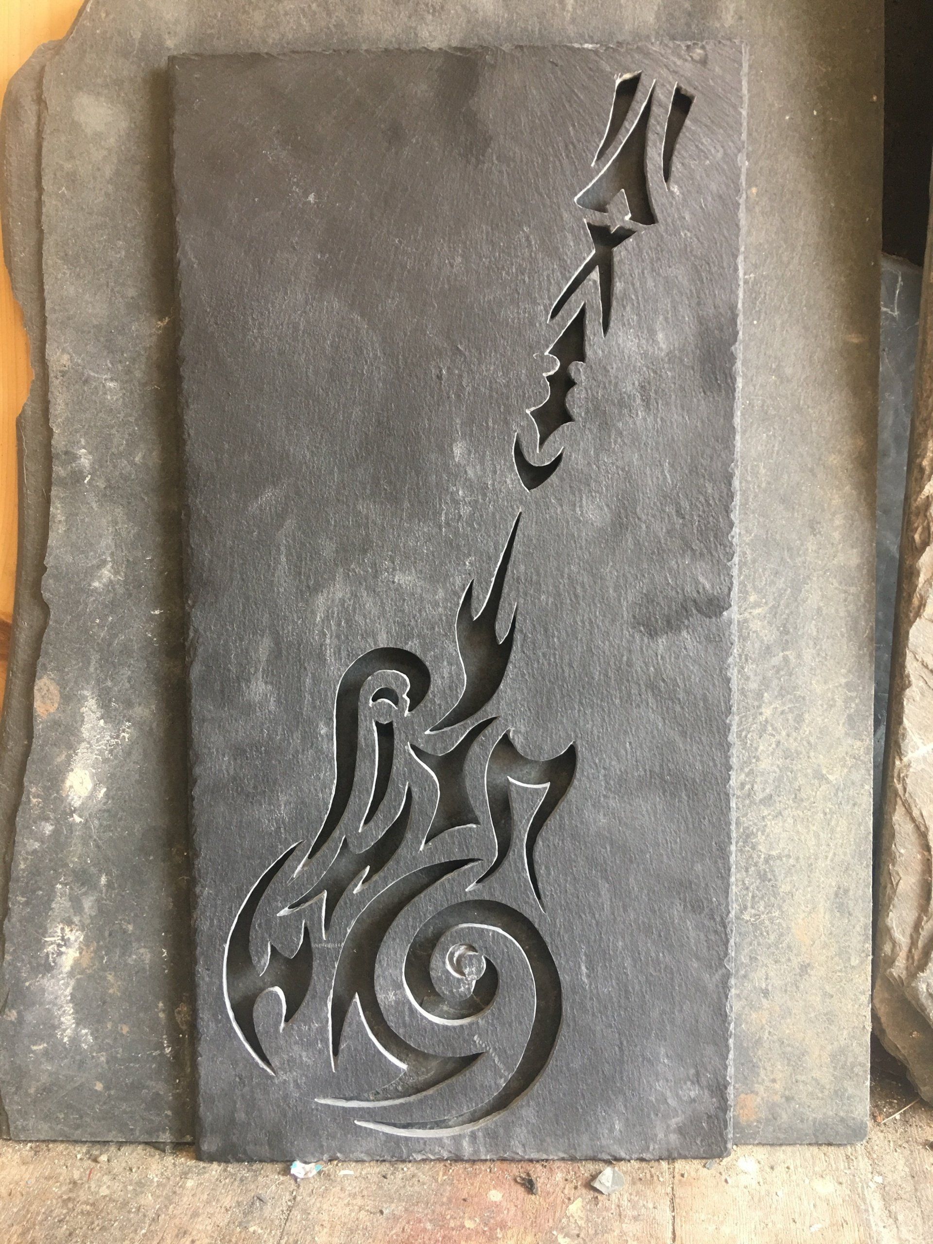 guitar in slate