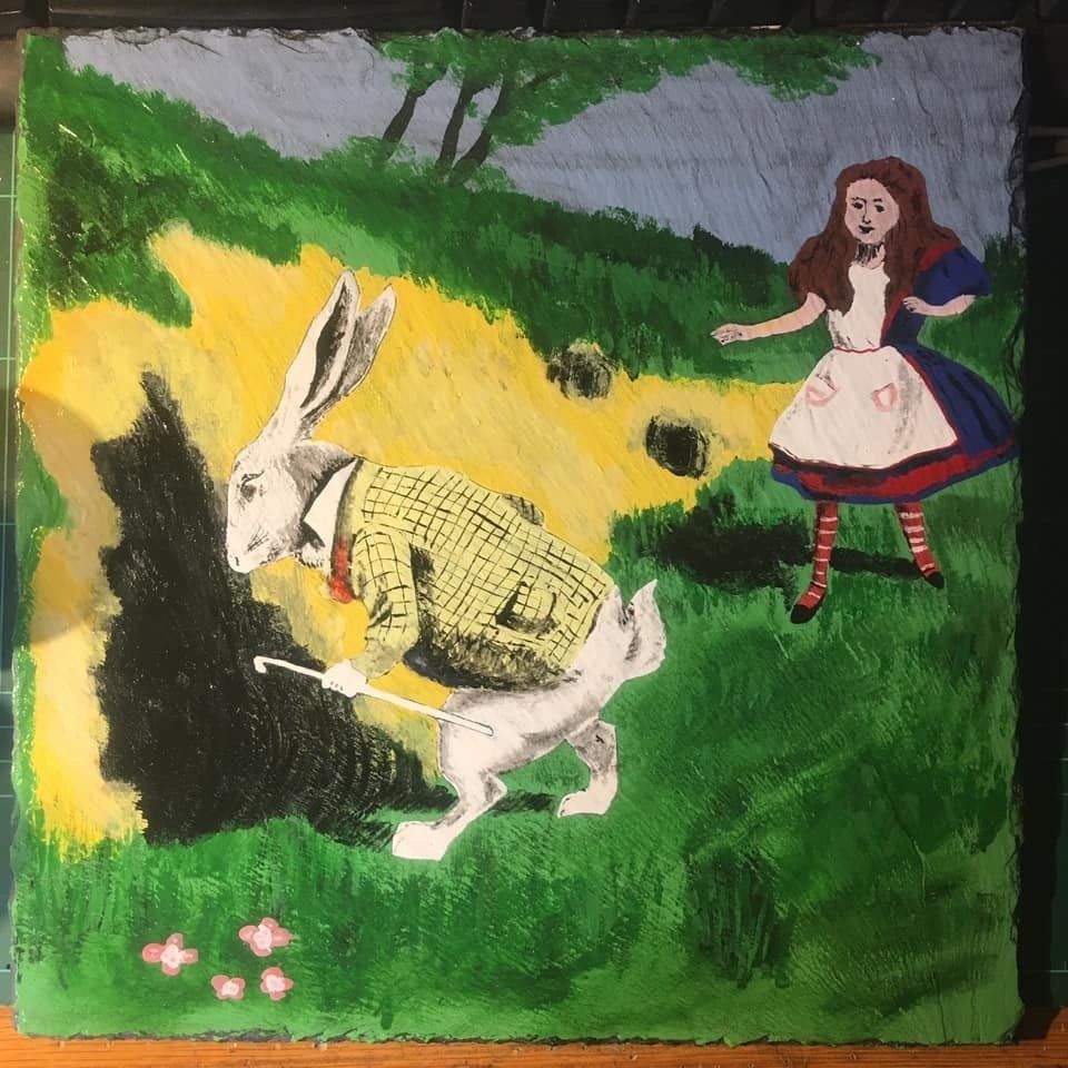 Down the Rabbit Hole Alice in wonderland