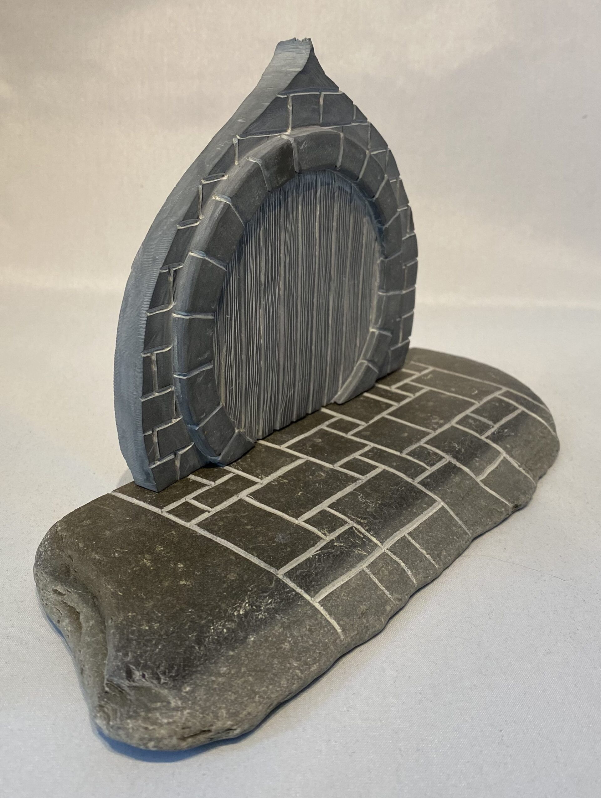 slate fairy door