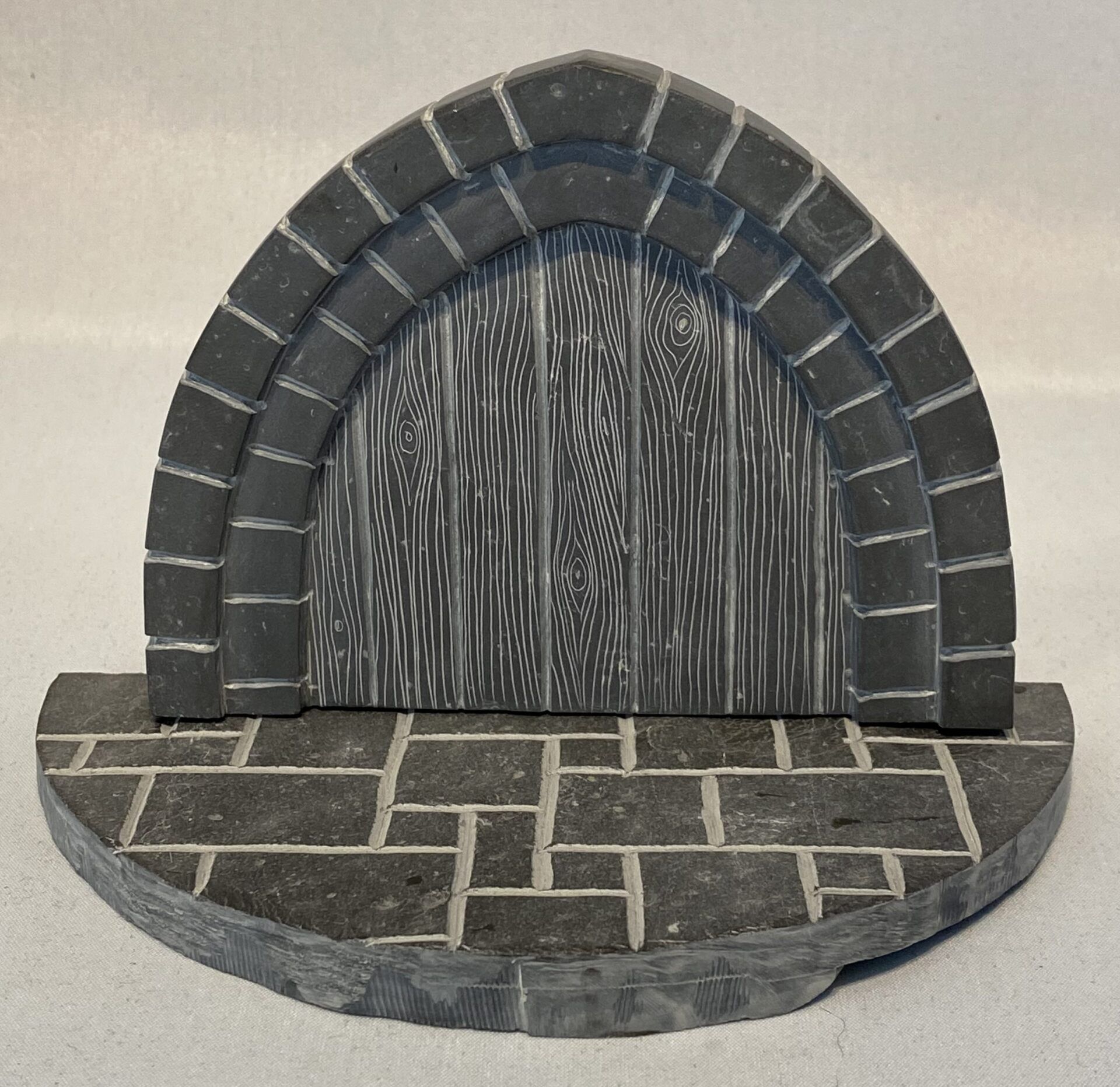 slate fairy door