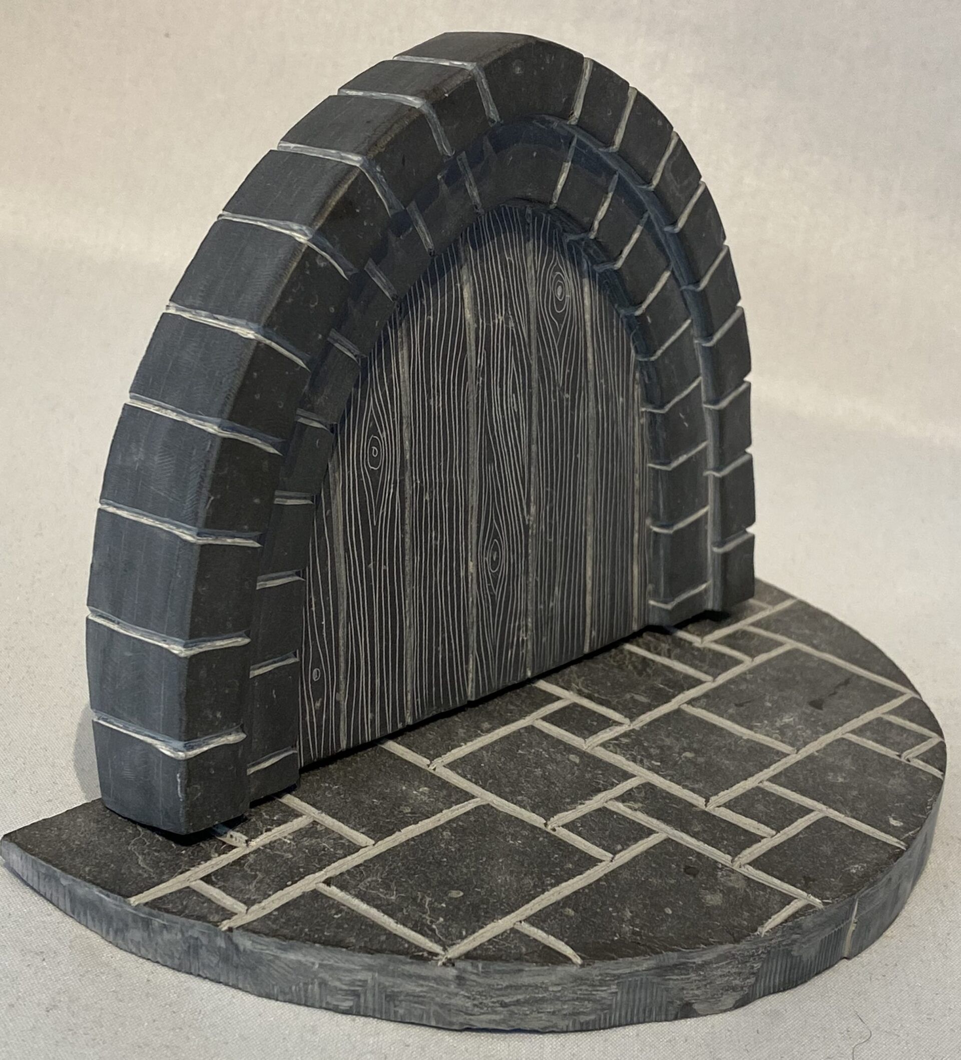 slate fairy door