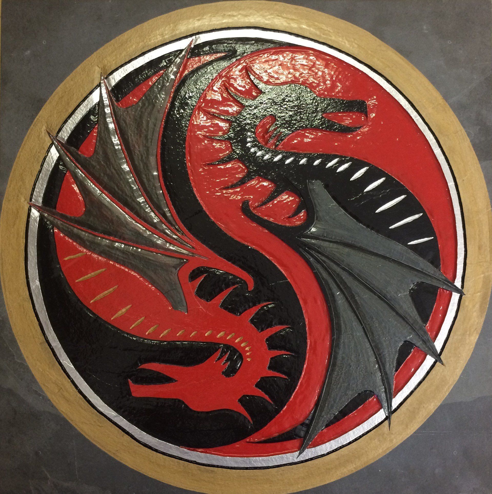 yin yang dragon