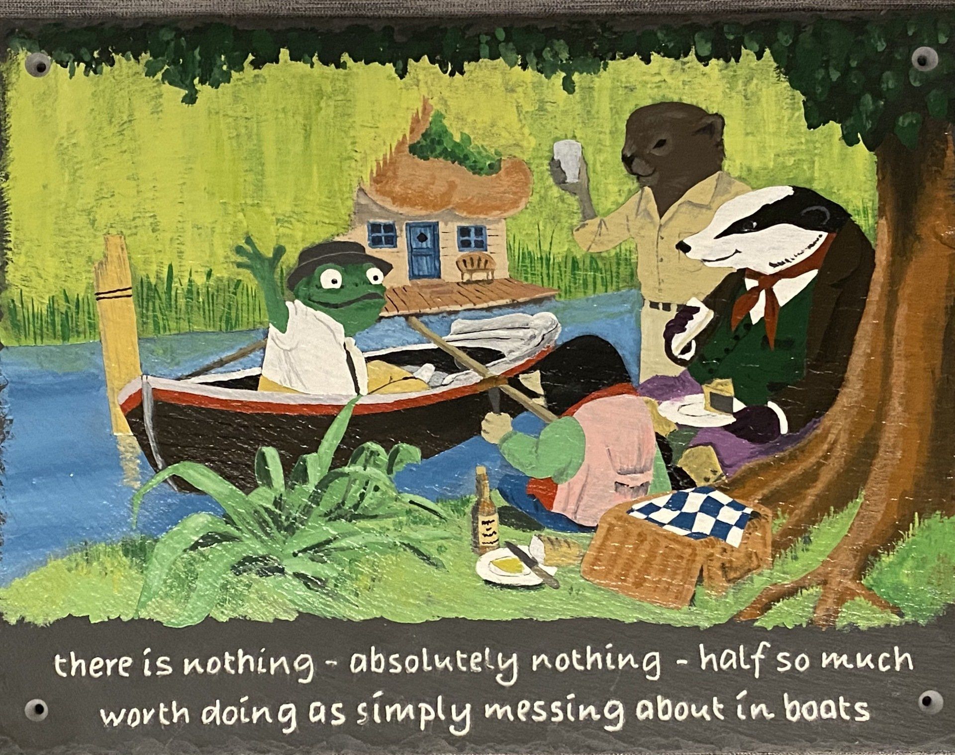 Mole Ratty Badger and Toad