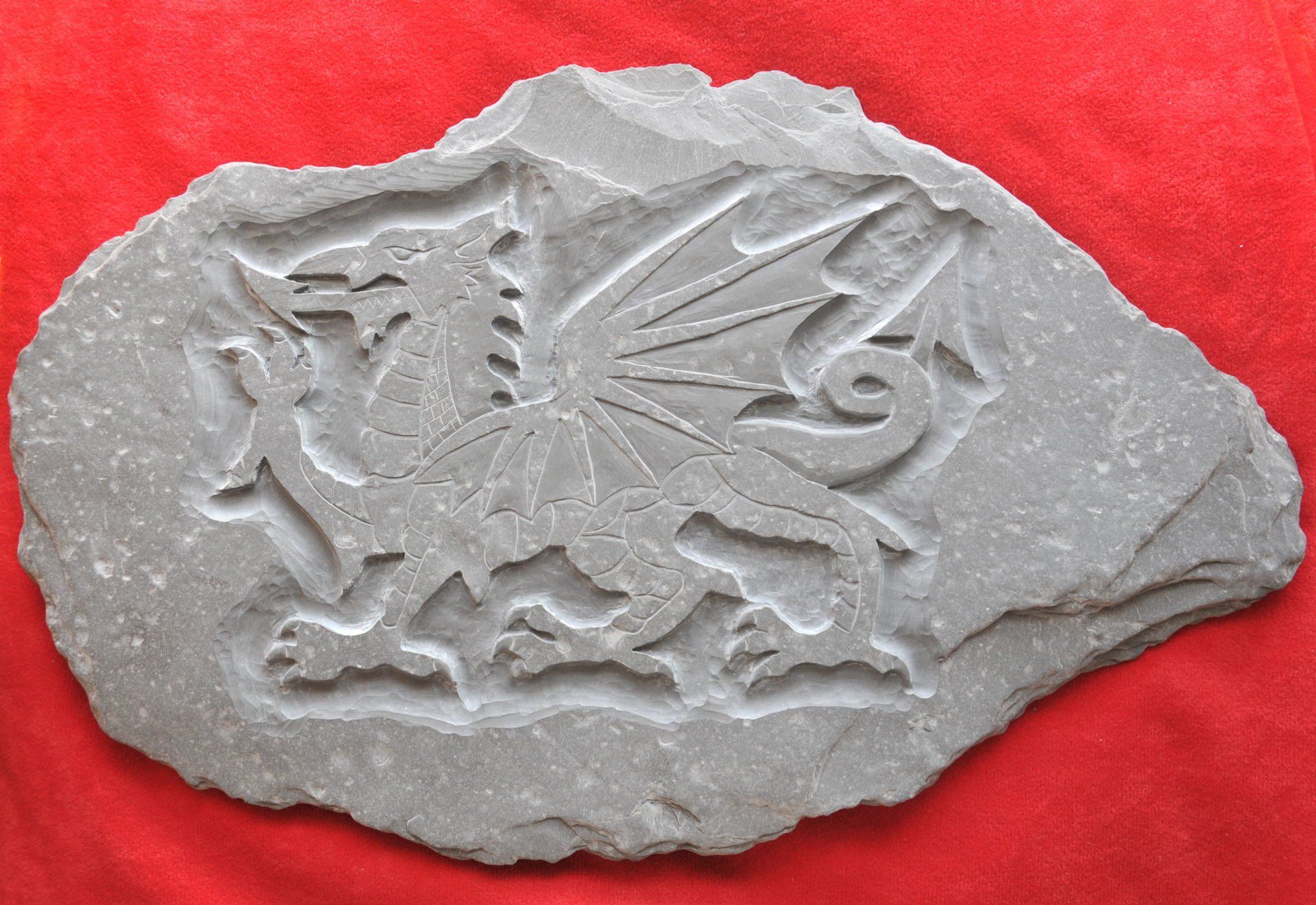 welsh dragon, slate welsh dragon, slate dragon