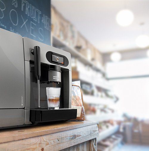 Side view of Coffee Machine