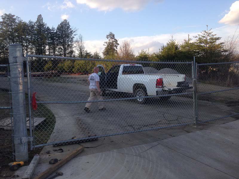 New Chain Link Fence