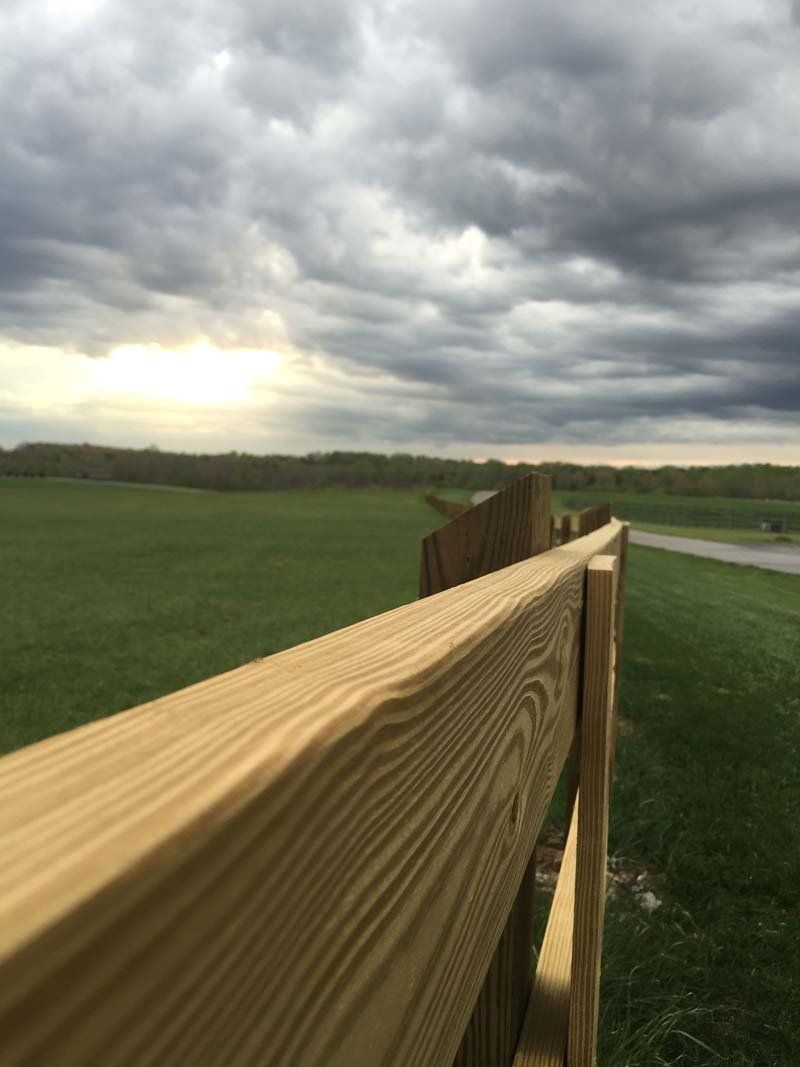 Farm Fence Top Rail