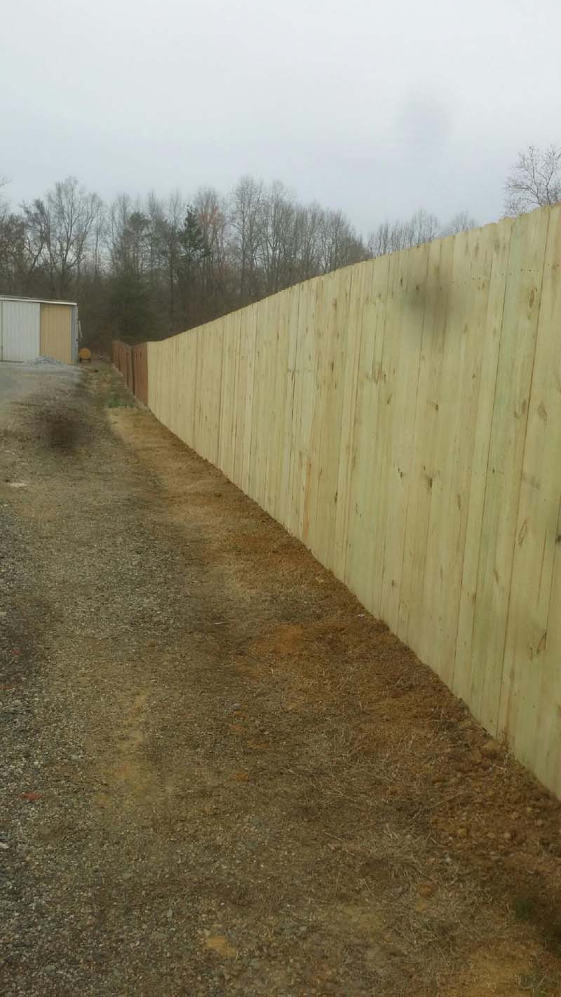 Wood Fence Installation