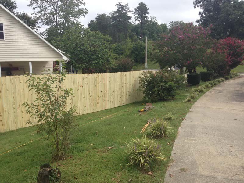 Residential Wood Fence 2