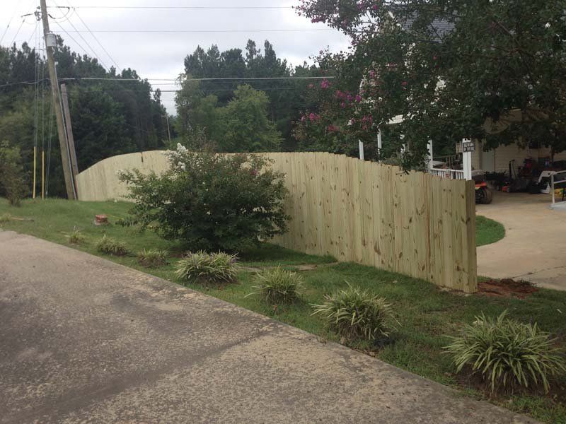 Residential Wood Fence 1