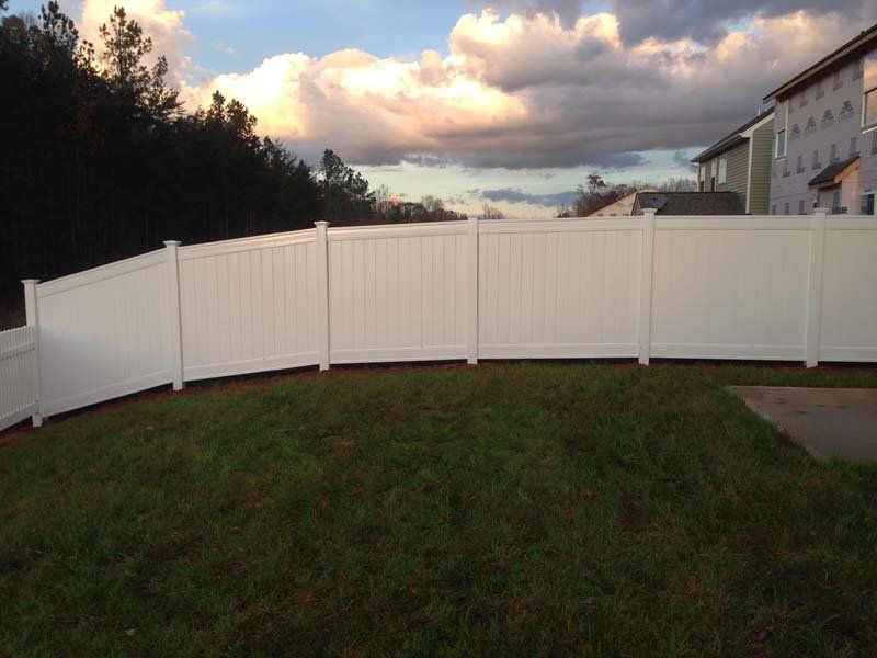 Residential Vinyl Fence Installation