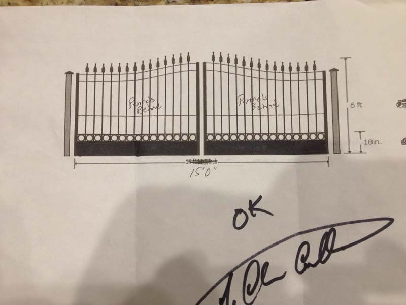 Custom Gate Plans