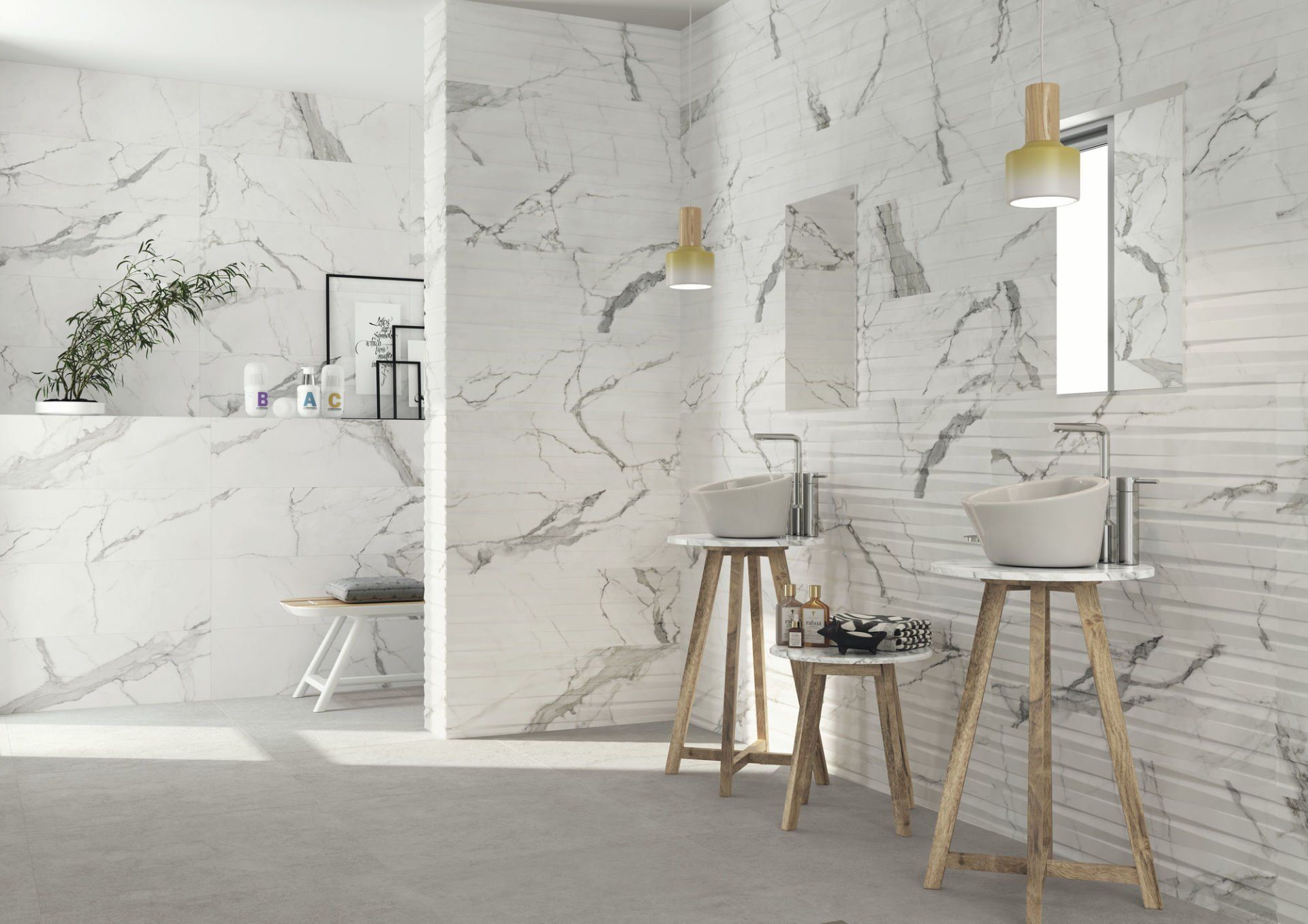 Statuario matt white 30x90 b
