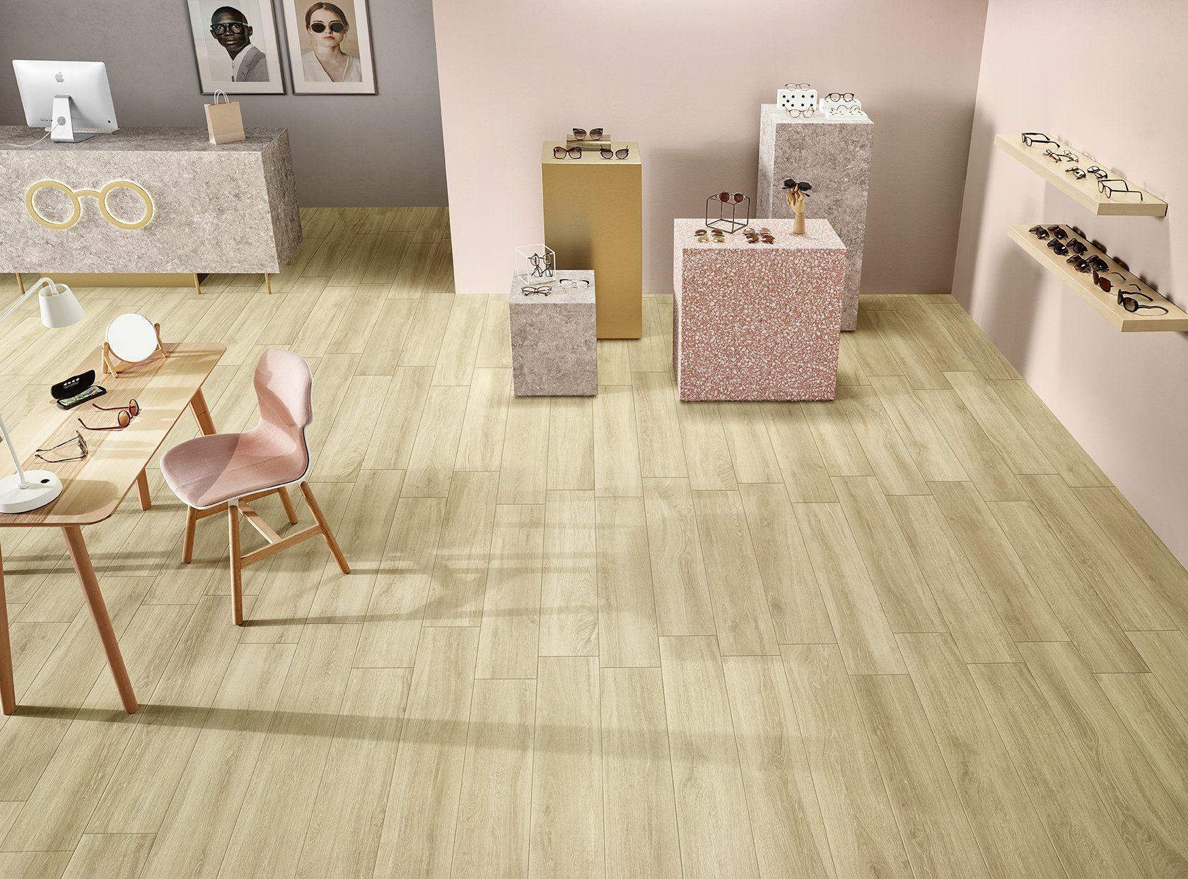 New Wood Light Beige 100x20