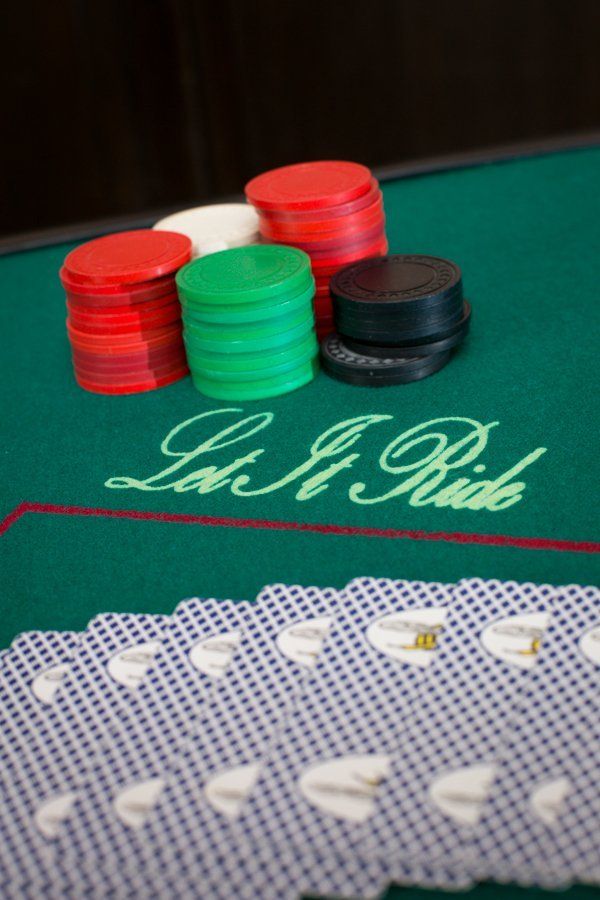Let It Ride Casino Game Rentals