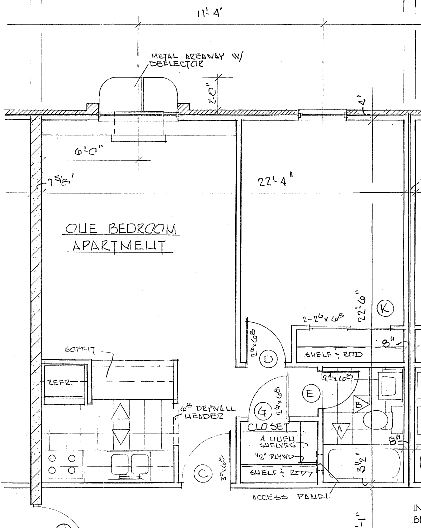 1 Bedroom Floor Plans Gallery