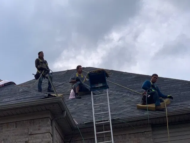 Close up of gutter — Georgetown, IN — ARC Roofing LLC