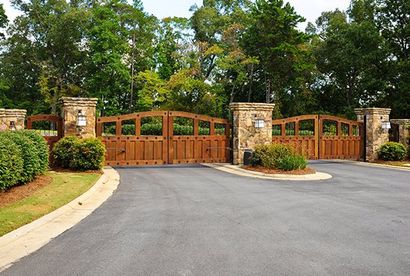 Gate Installation — Wood Security Gates With Fence In Independence, MO Gate Installation — Wood Security Gates With Fence In Independence, MO
