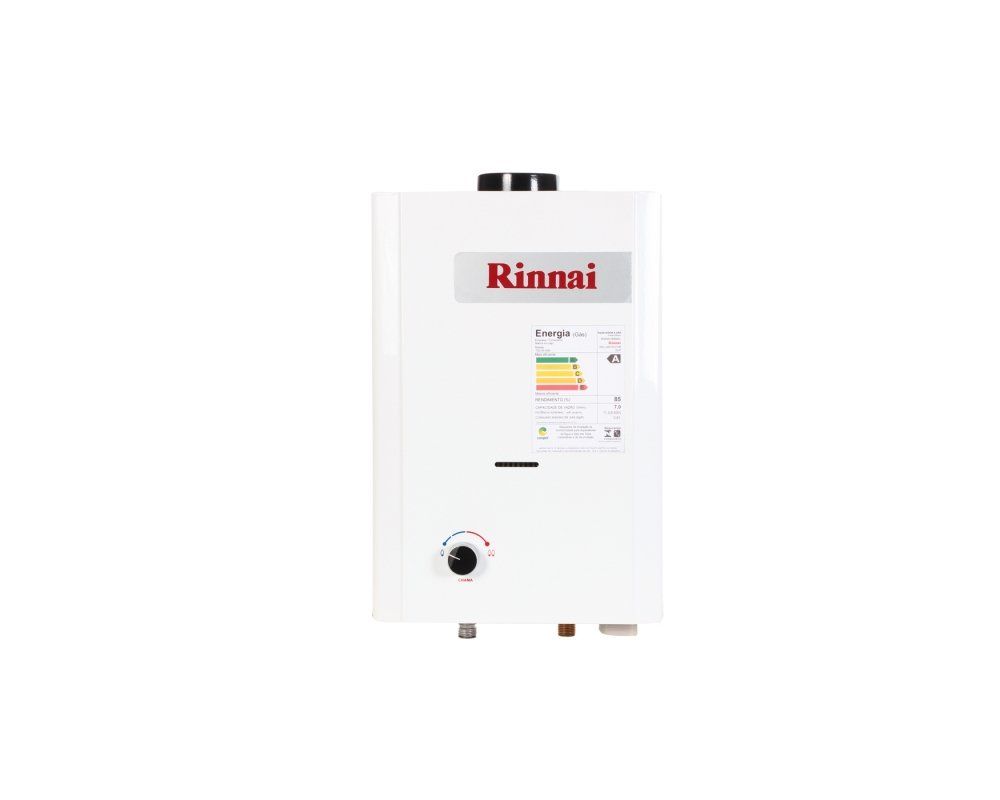 Aquecedor de água a gás RINNAI modelo M07 BP