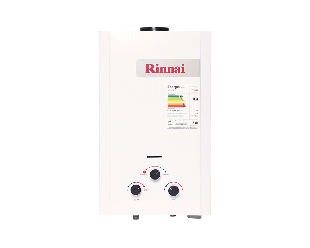 Aquecedor de água a gás RINNAI modelo M09