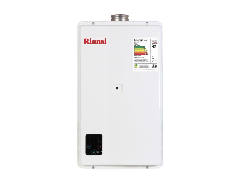 Aquecedor de água a gás RINNAI modelo E33
