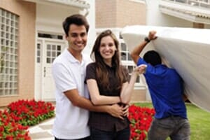 Moving Company — Happy Couple In Ralston, NE Moving Company — Happy Couple In Ralston, NE