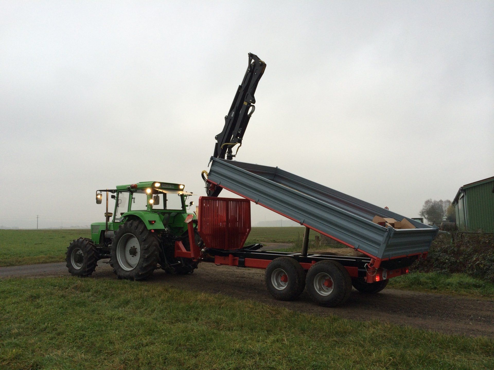 Kipperpritsche für Rückewagen Landwirtschaft Forstwirtschaft