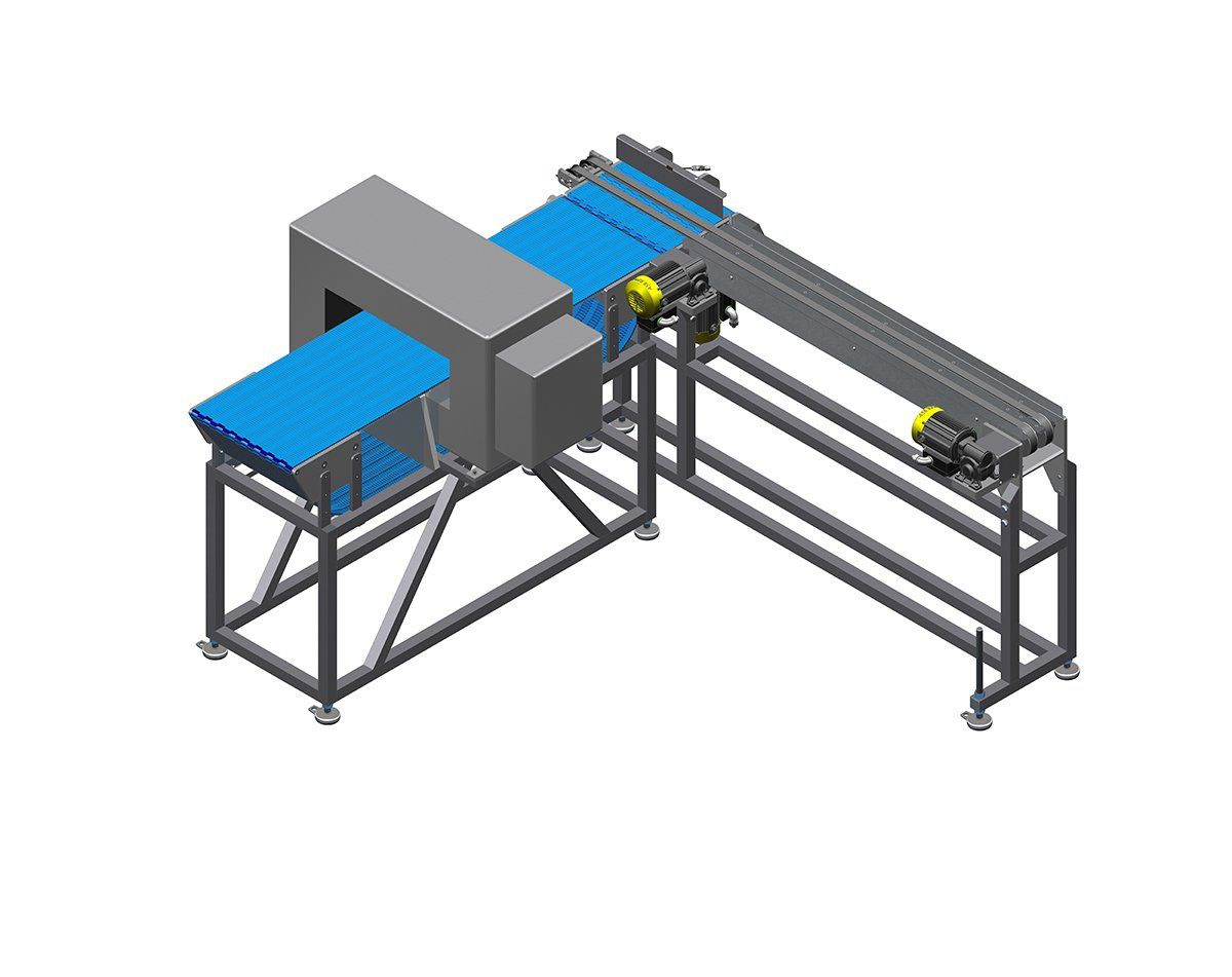 KLR conveyor with metal detector
