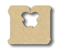 KLR cardboard bread clip