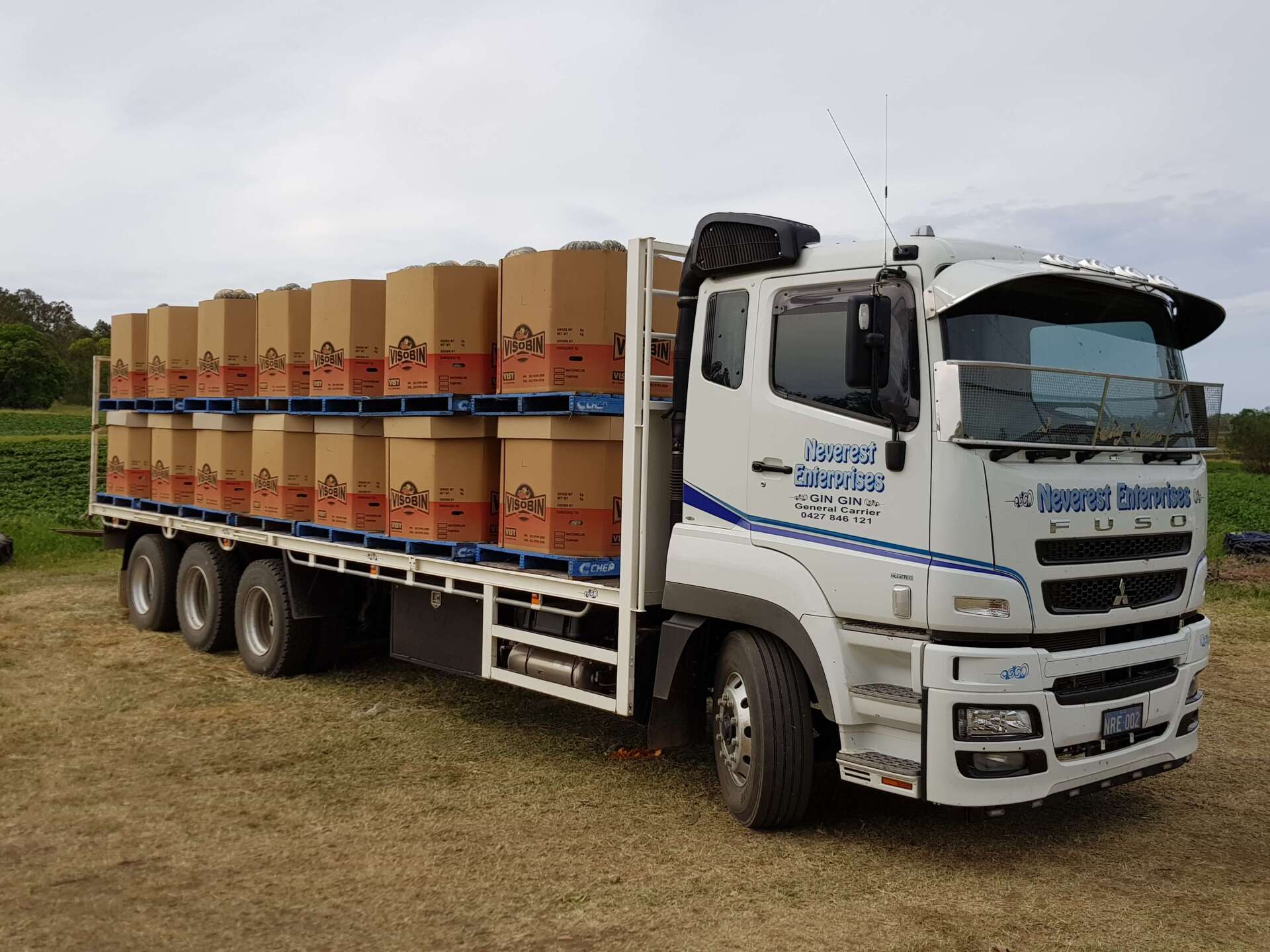 Truck Carrying Boxes β Deliveries in Gin Gin, QLD