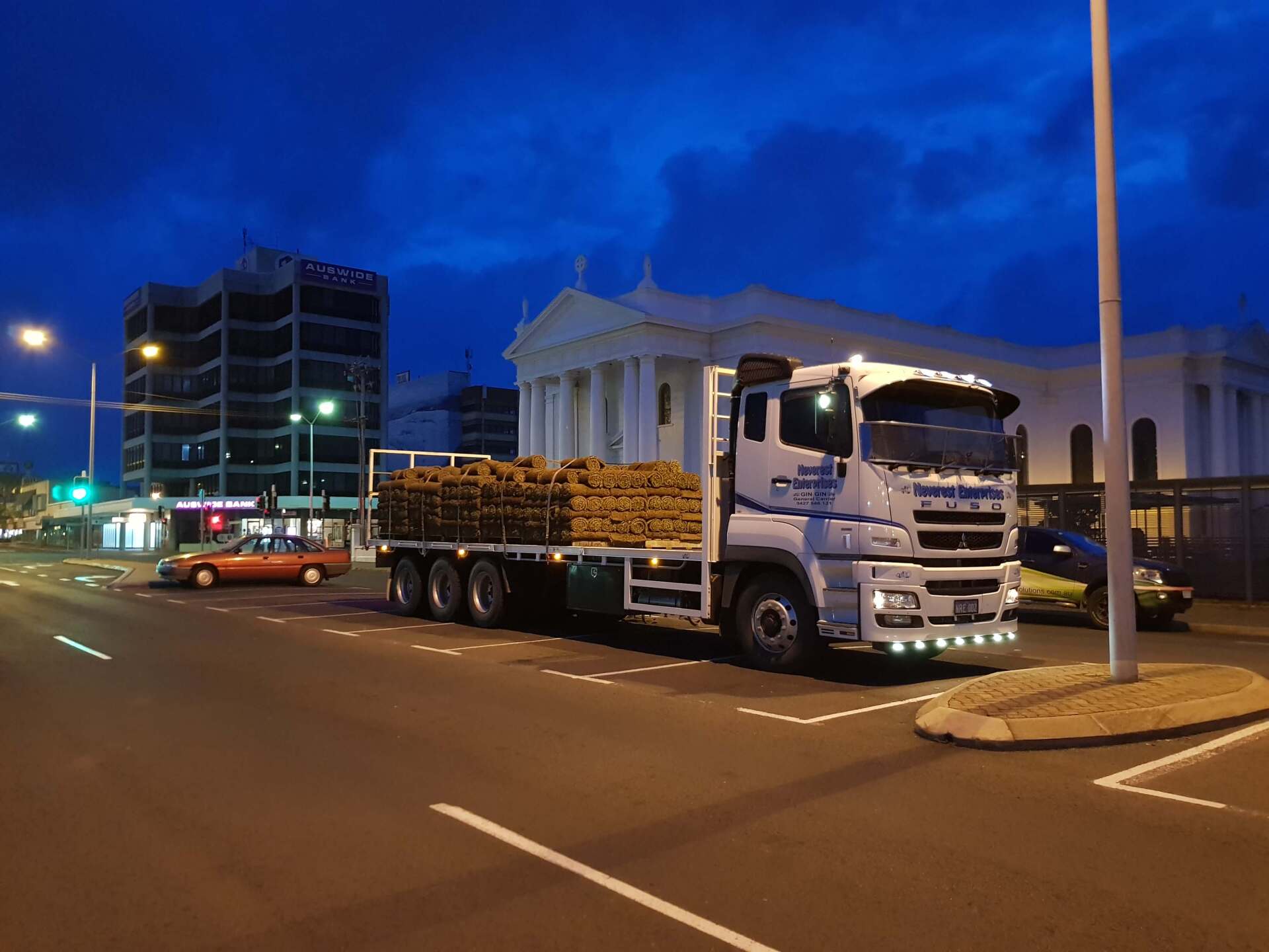 Carrier on road β Deliveries in Gin Gin, QLD