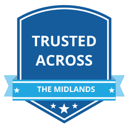 Trusted across logo
